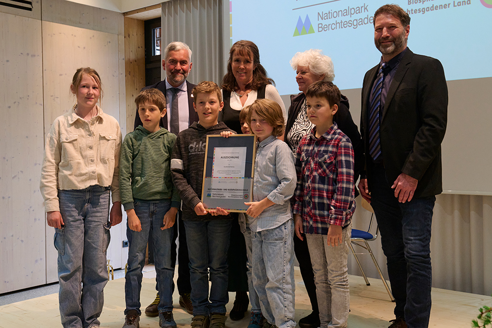 Übergabe Nationalpark- und Biosphärenschulen