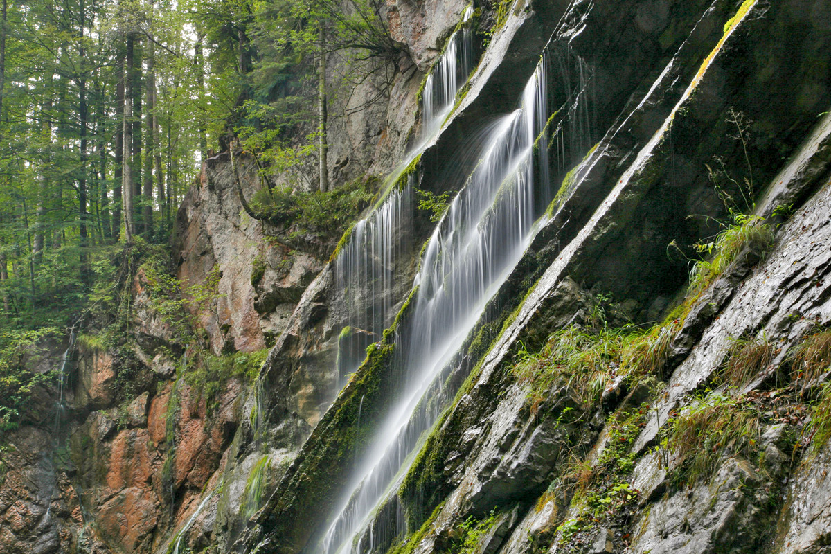 Wasserfall in der Wimbachklamm